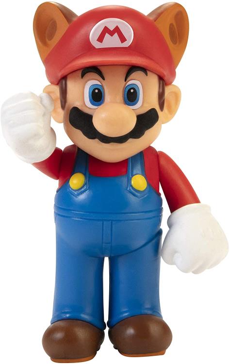 World of Nintendo Raccoon Mario 2.5-Inch Scale Limited Articulation Figure Gallery Image 3