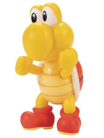 World of Nintendo 2.50" Red Koopa Troopa Limited Articulation Figure Gallery Image 2