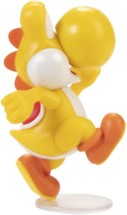 World of Nintendo Running Yellow Yoshi 2.5-Inch Scale Limited Articulation Figure Gallery Image 5