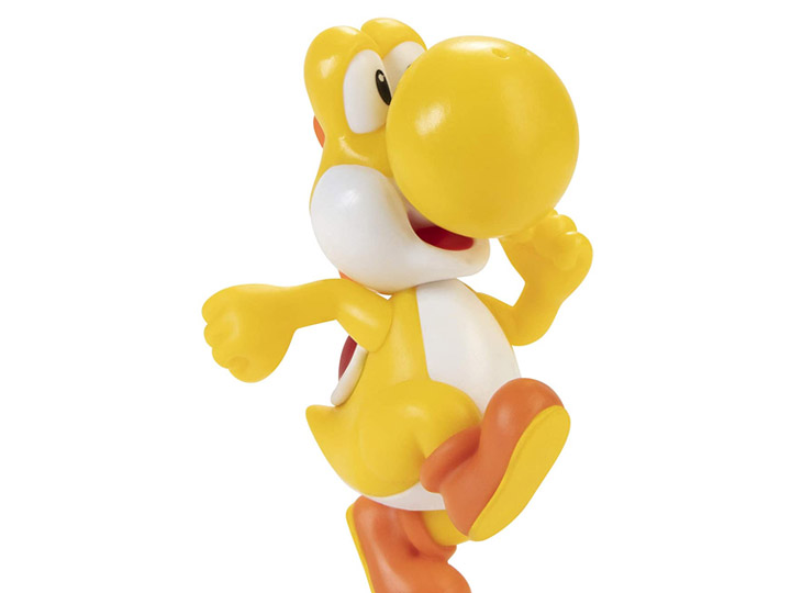 World of Nintendo Running Yellow Yoshi 2.5-Inch Scale Limited Articulation Figure Gallery Image 1