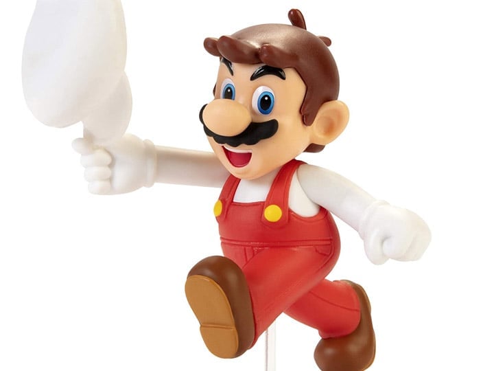 World of Nintendo 2.50" Fire Tipping Hat Mario Limited Articulation Figure Gallery Image 1