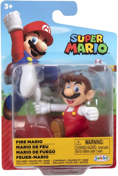 World of Nintendo 2.50" Fire Tipping Hat Mario Limited Articulation Figure Gallery Image 8