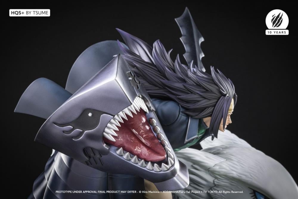 Fairy Tail HQS Plus Gajeel and Wendy 1/4 Scale Limited Edition Statue Gallery Image 14