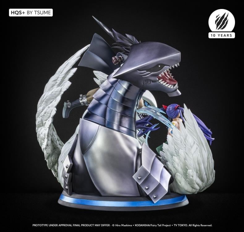 Fairy Tail HQS Plus Gajeel and Wendy 1/4 Scale Limited Edition Statue Gallery Image 6