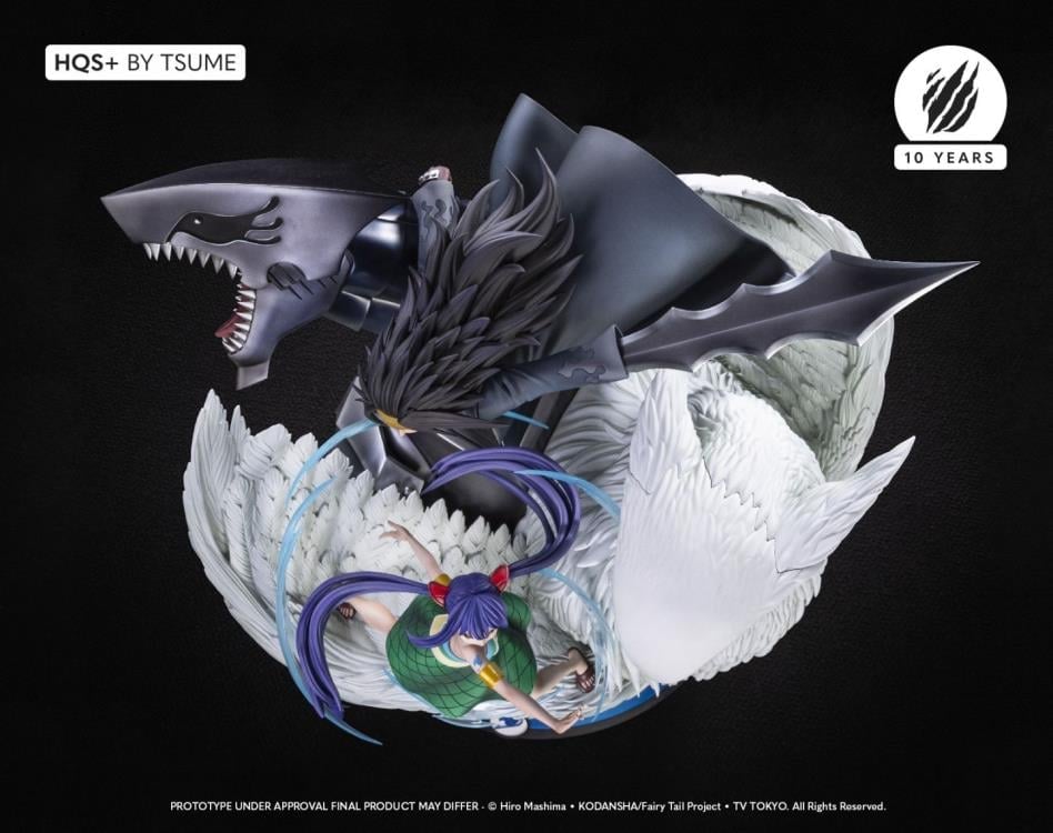 Fairy Tail HQS Plus Gajeel and Wendy 1/4 Scale Limited Edition Statue Gallery Image 11