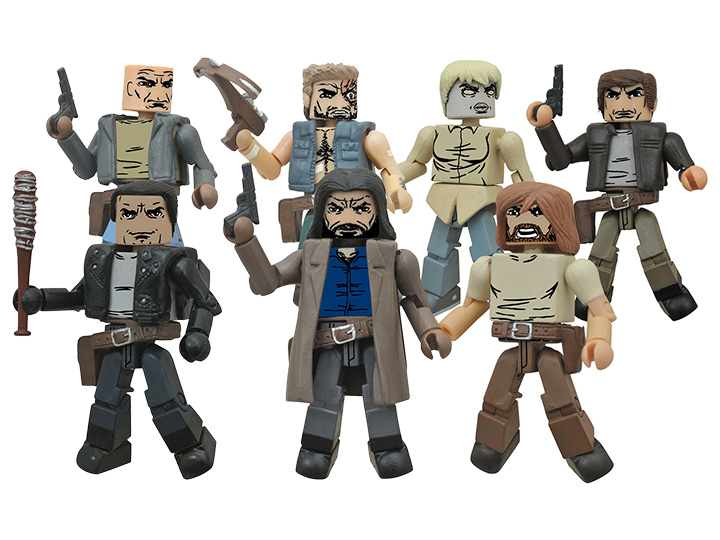 The Walking Dead Minimates Series 7 Two Pack Set of 4 Gallery Image 1
