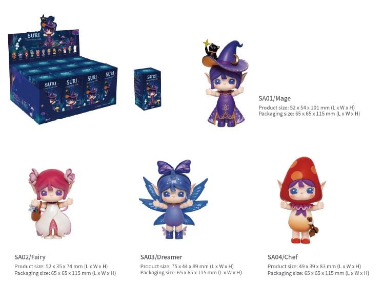 Suri The Kingdom of Elves (Series 1) Box of 12 Figures Gallery Image 11