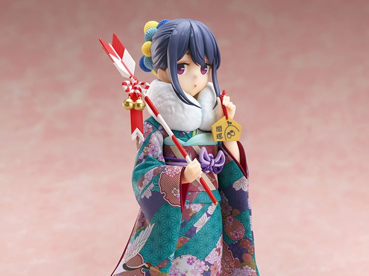 Laid-Back Camp F:Nex Rin Shima (Furisode Ver.) 1/7 Scale Figure Gallery Image 1