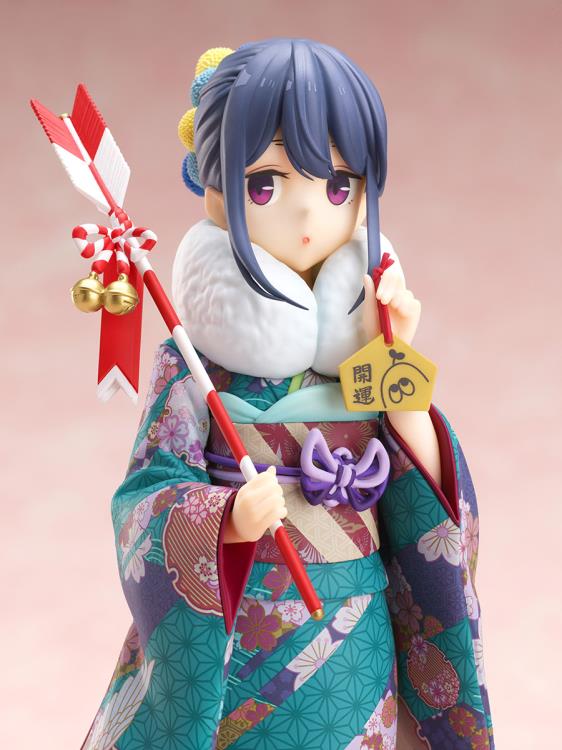Laid-Back Camp F:Nex Rin Shima (Furisode Ver.) 1/7 Scale Figure Gallery Image 11