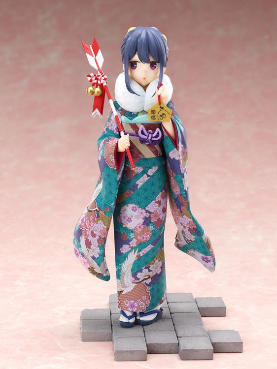 Laid-Back Camp F:Nex Rin Shima (Furisode Ver.) 1/7 Scale Figure Gallery Image 5