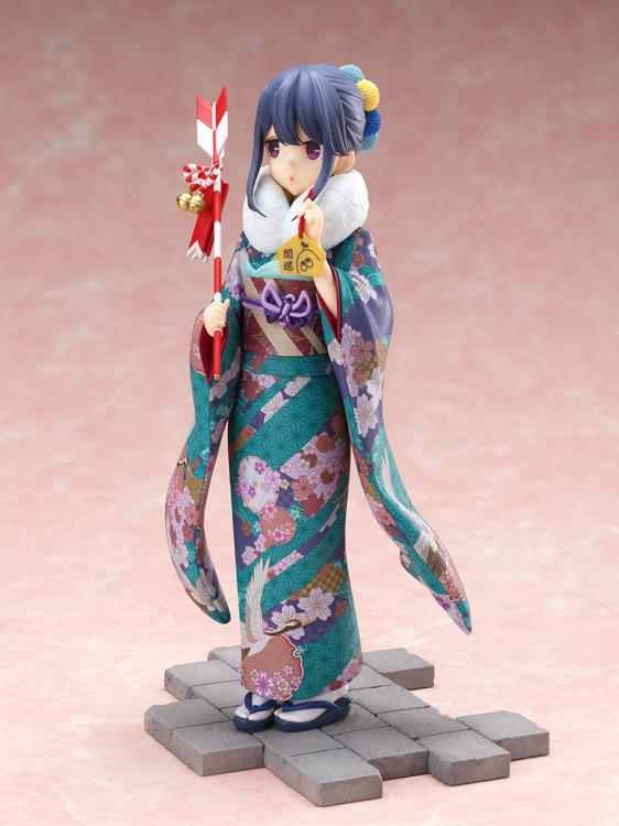 Laid-Back Camp F:Nex Rin Shima (Furisode Ver.) 1/7 Scale Figure Gallery Image 6