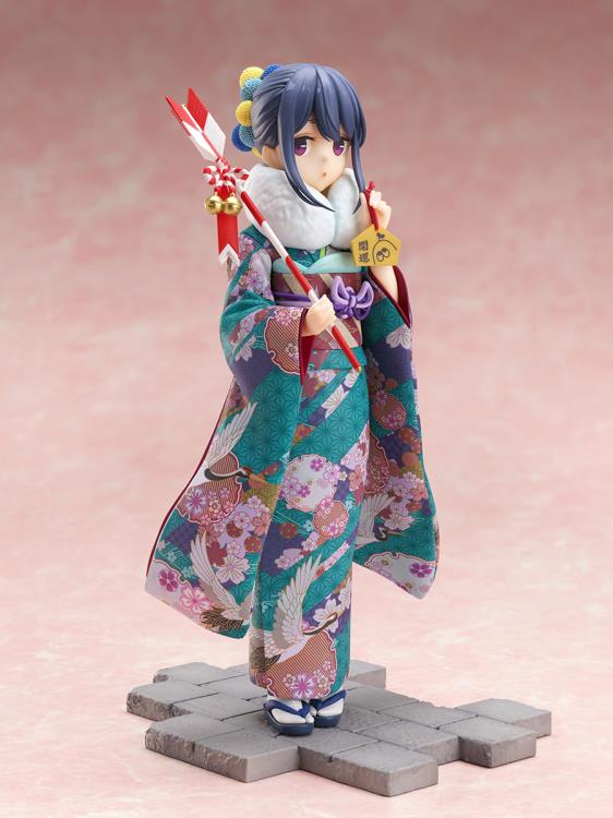 Laid-Back Camp F:Nex Rin Shima (Furisode Ver.) 1/7 Scale Figure Gallery Image 3