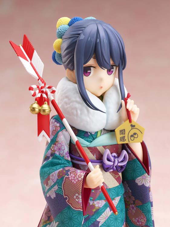 Laid-Back Camp F:Nex Rin Shima (Furisode Ver.) 1/7 Scale Figure Gallery Image 10