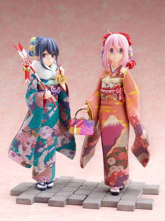 Laid-Back Camp F:Nex Rin Shima (Furisode Ver.) 1/7 Scale Figure Gallery Image 12
