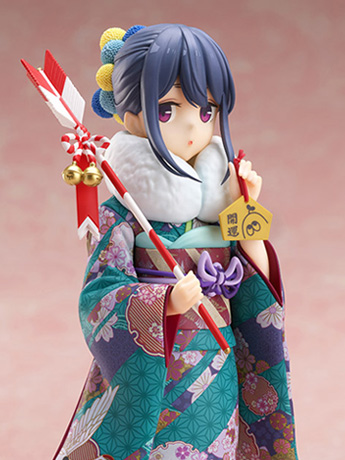 Laid-Back Camp F:Nex Rin Shima (Furisode Ver.) 1/7 Scale Figure Gallery Image 2