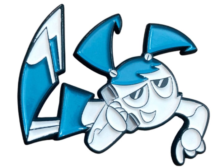 My Life As A Teenage Robot Jenny On the Phone Enamel Pin Gallery Image 1