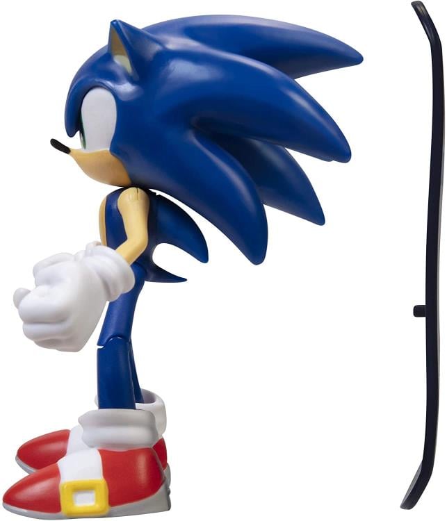 Sonic the Hedgehog 35th Anniversary Sonic with Snowboard 4-Inch Scale Action Figure Gallery Image 6