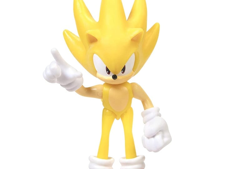 Sonic The Hedgehog 2.5" Super Sonic Figure Gallery Image 1