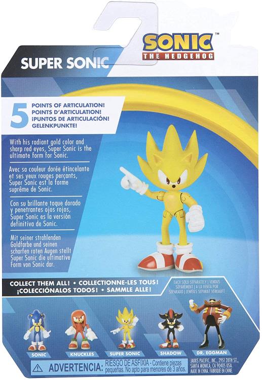 Sonic The Hedgehog 2.5" Super Sonic Figure Gallery Image 10