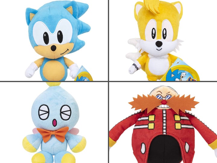 Sonic The Hedgehog 7" Plush Set of 4 Gallery Image 1