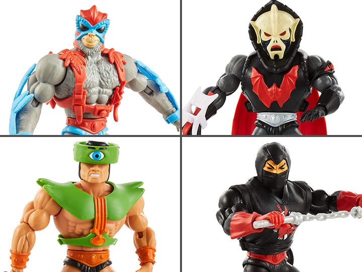 Masters of the Universe: Origins Wave 4 Set of 4 Figures Gallery Image 1