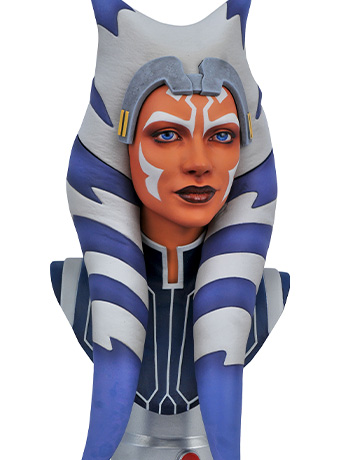 Star Wars: The Clone Wars Legends in 3D Ahsoka Tano 1/2 Scale Limited Edition Bust Gallery Image 2