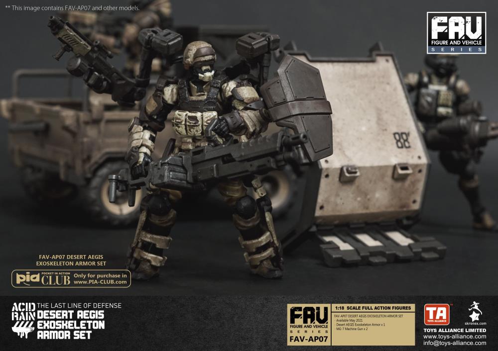 Acid Rain FAV-AP07 Desert AEGIS Exoskeleton Armor Set Gallery Image 7