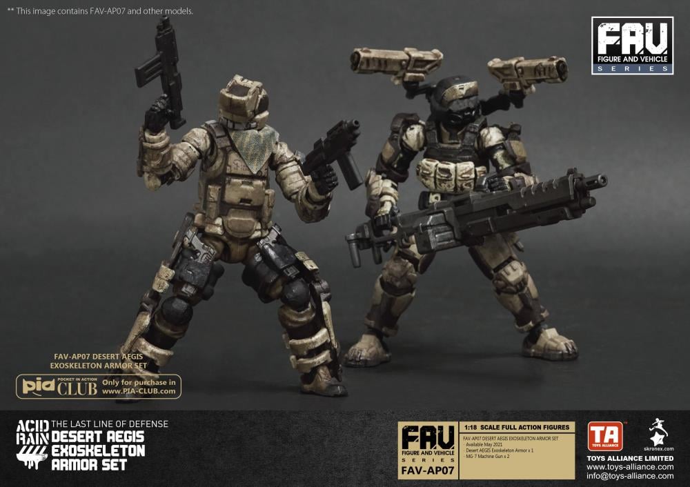 Acid Rain FAV-AP07 Desert AEGIS Exoskeleton Armor Set Gallery Image 8