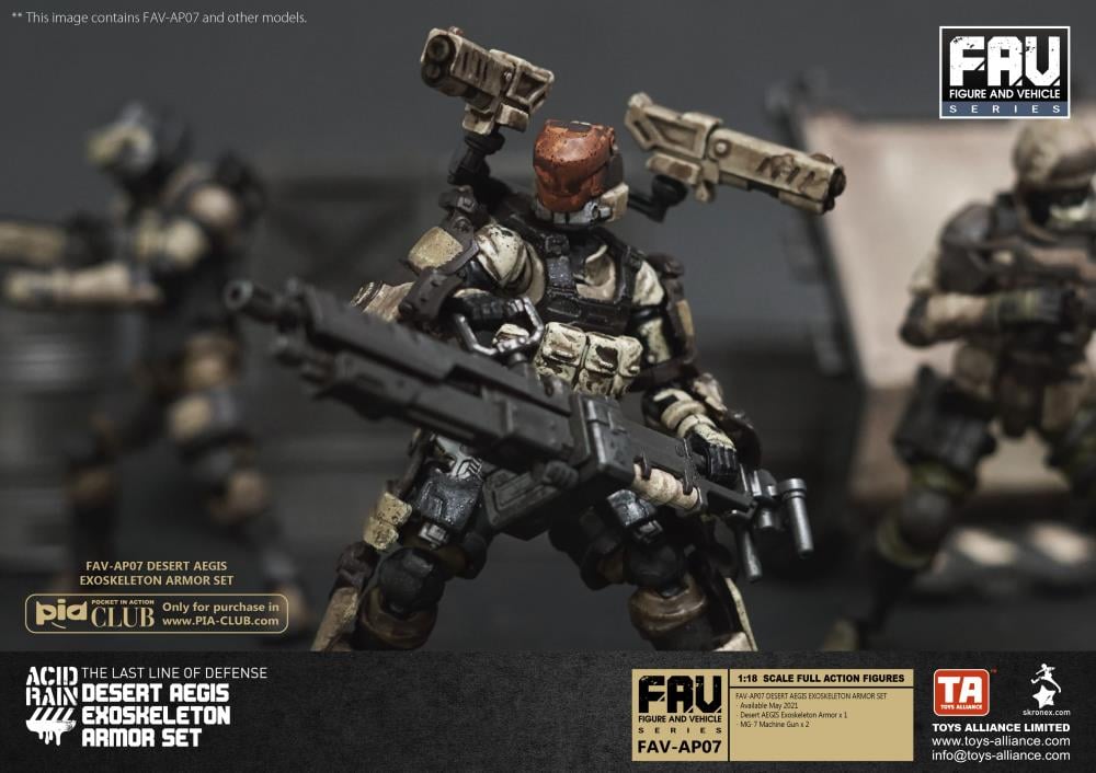 Acid Rain FAV-AP07 Desert AEGIS Exoskeleton Armor Set Gallery Image 5