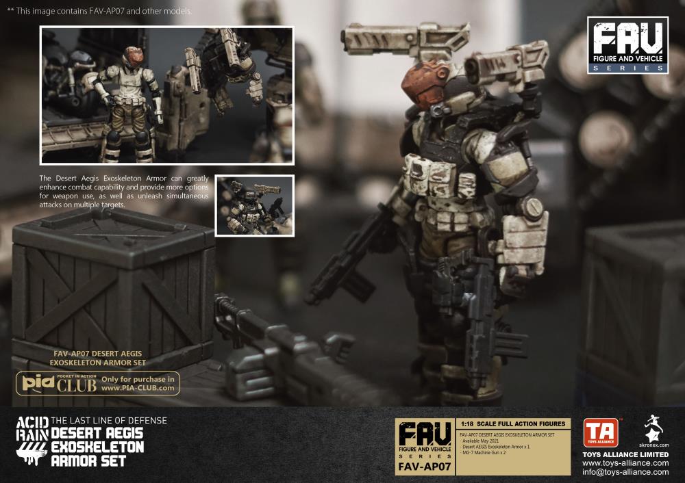 Acid Rain FAV-AP07 Desert AEGIS Exoskeleton Armor Set Gallery Image 6