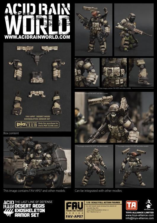 Acid Rain FAV-AP07 Desert AEGIS Exoskeleton Armor Set Gallery Image 3