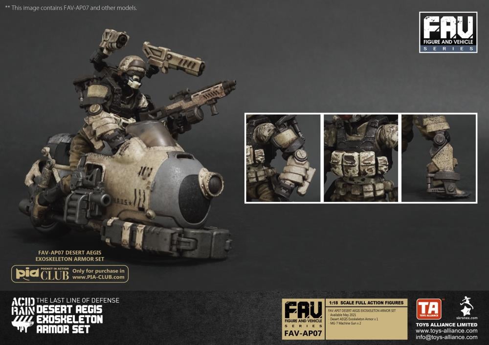 Acid Rain FAV-AP07 Desert AEGIS Exoskeleton Armor Set Gallery Image 9
