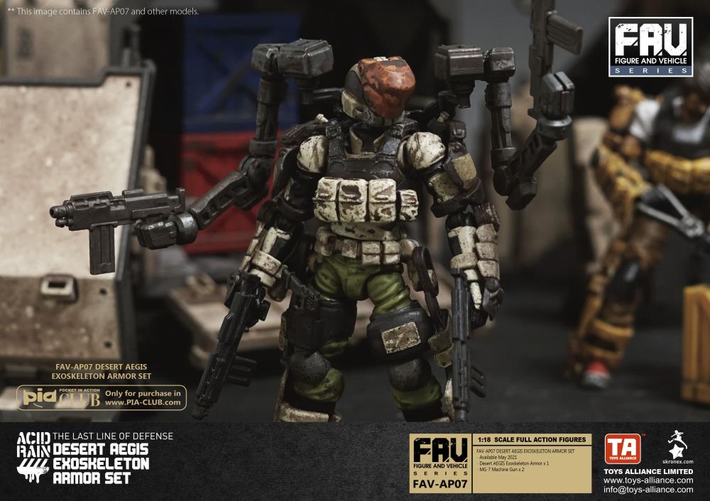 Acid Rain FAV-AP07 Desert AEGIS Exoskeleton Armor Set Gallery Image 4