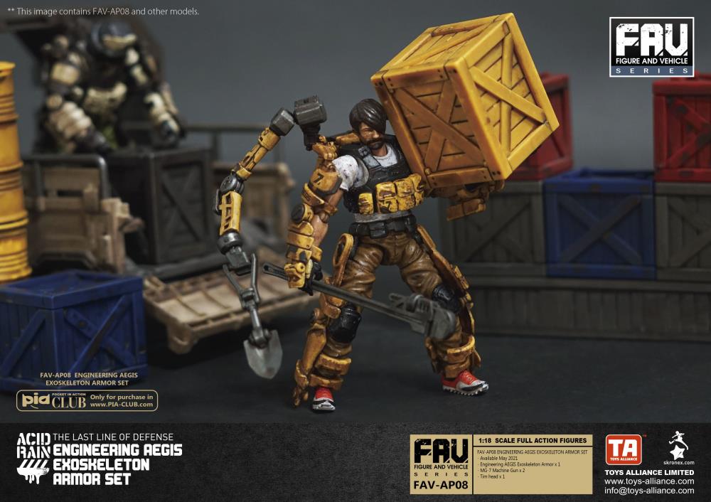 Acid Rain FAV-AP08 Engineering AEGIS Exoskeleton Armor Set