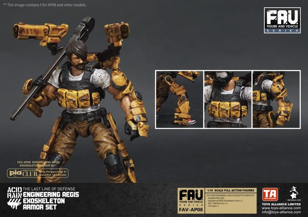Acid Rain FAV-AP08 Engineering AEGIS Exoskeleton Armor Set