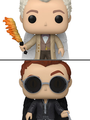 Pop! TV: Good Omens Specialty Series Aziraphale and Crowly (With Wings) Two-Pack Gallery Image 2