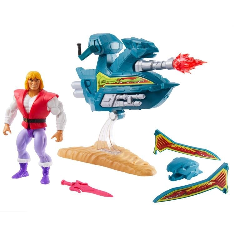 Masters of the Universe: Origins Prince Adam and Sky Sled Gallery Image 7