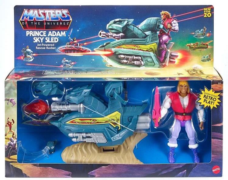 Masters of the Universe: Origins Prince Adam and Sky Sled Gallery Image 8