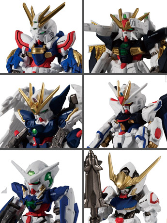 Mobile Suit Gundam FW Converge 10th Anniversary Another Century Box of 6 Figures Gallery Image 2