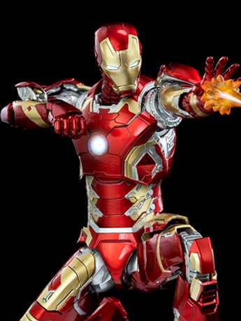 1/12スケール DLX アイアンマン・マーク43 Avengers: Infinity Saga DLX Iron Man Mark 43 1/12 Scale Action Figure