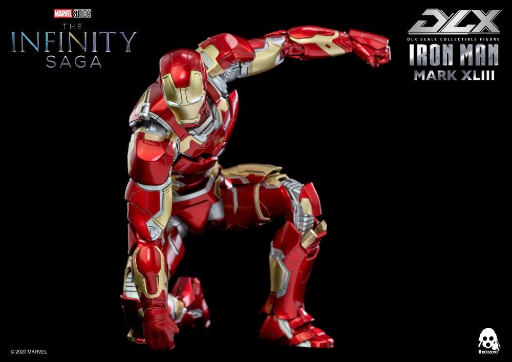 Avengers: Infinity Saga DLX Iron Man Mark 43 1/12 Scale Action Figure Gallery Image 9