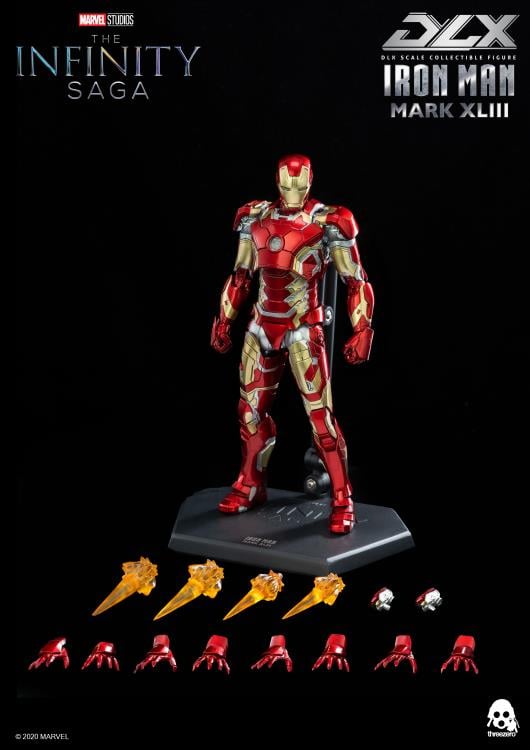 1/12スケール DLX アイアンマン・マーク43 Avengers: Infinity Saga DLX Iron Man Mark 43 1/12 Scale Action Figure
