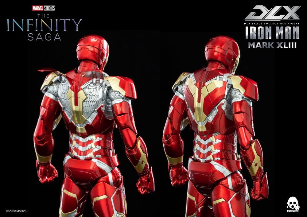 Avengers: Infinity Saga DLX Iron Man Mark 43 1/12 Scale Action Figure Gallery Image 15