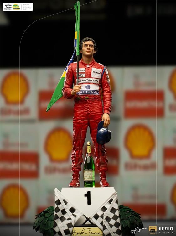 Ayrton Senna (1991) 1/10 Deluxe Art Scale Limited Edition Statue Gallery Image 10