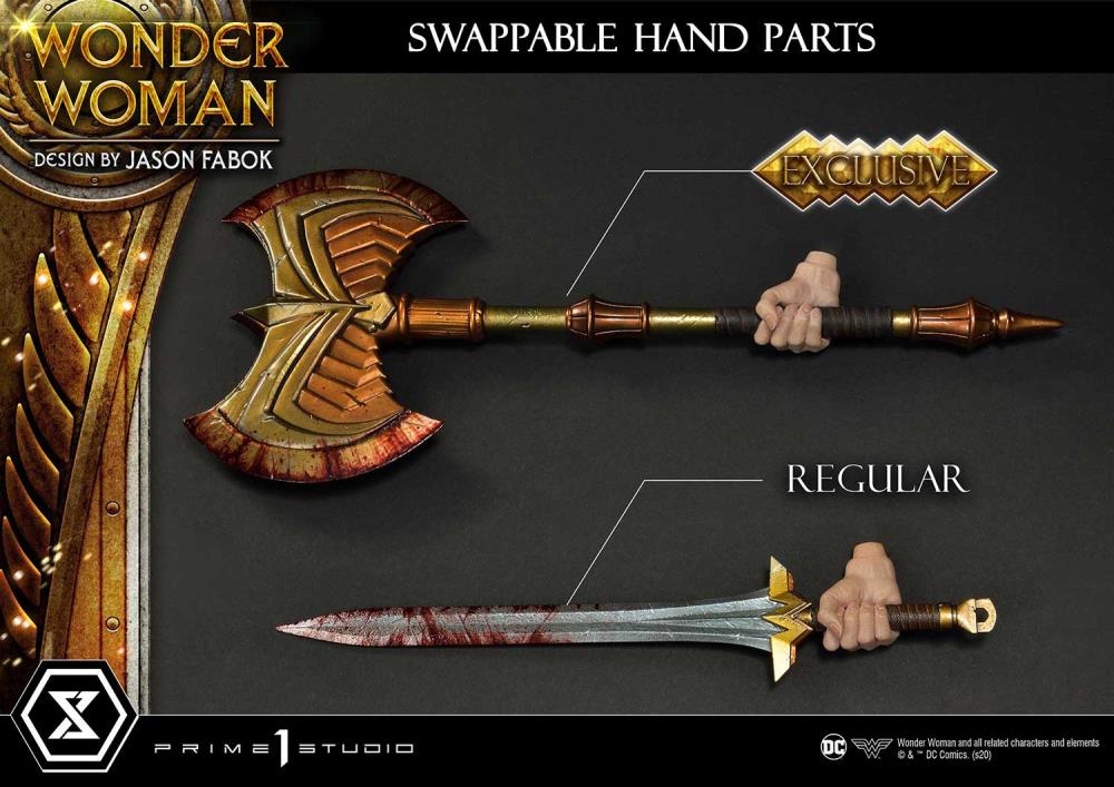 Wonder Woman Museum Masterline Wonder Woman Vs. Hydra 1/3 Scale Exclusive Statue (With Bonus) Gallery Image 6