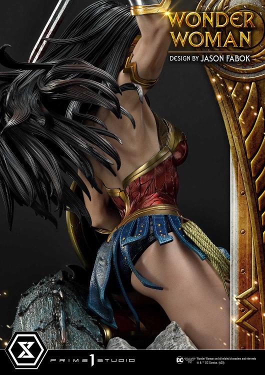 Wonder Woman Museum Masterline Wonder Woman Vs. Hydra 1/3 Scale Exclusive Statue (With Bonus) Gallery Image 24
