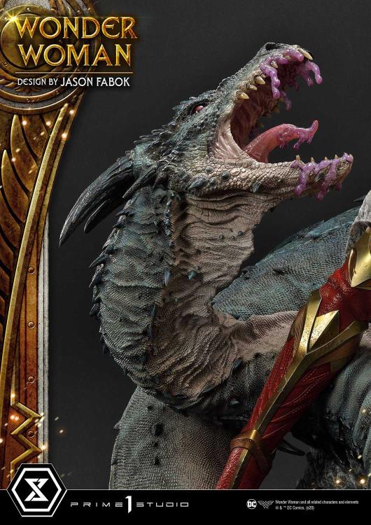 Wonder Woman Museum Masterline Wonder Woman Vs. Hydra 1/3 Scale Exclusive Statue (With Bonus) Gallery Image 28