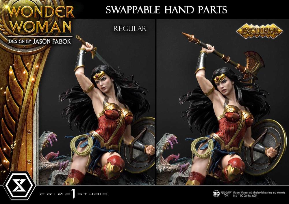Wonder Woman Museum Masterline Wonder Woman Vs. Hydra 1/3 Scale Exclusive Statue (With Bonus) Gallery Image 5