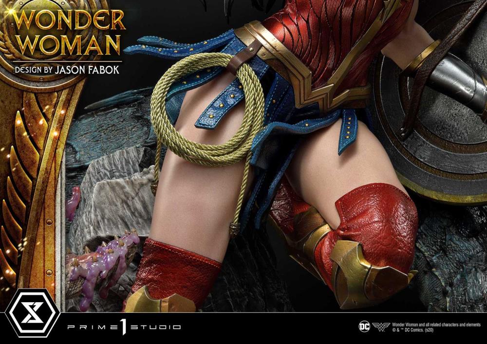Wonder Woman Museum Masterline Wonder Woman Vs. Hydra 1/3 Scale Exclusive Statue (With Bonus) Gallery Image 23