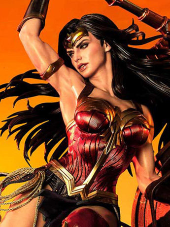 Wonder Woman Museum Masterline Wonder Woman Vs. Hydra 1/3 Scale Exclusive Statue (With Bonus) Gallery Image 2
